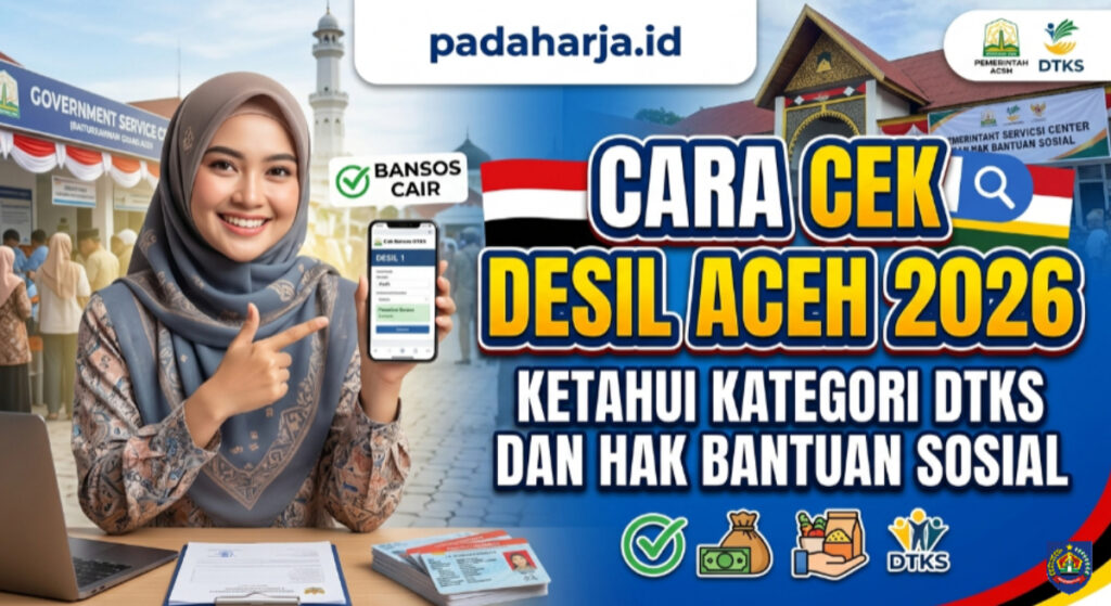Cara Cek Desil aceh 2026: Ketahui Kategori DTKS dan Hak Bantuan Sosial