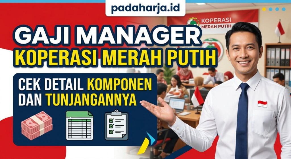 Gaji Manager Koperasi Merah Putih: Cek Detail Komponen dan Tunjangannya