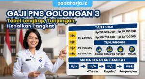 Gaji PNS Golongan 3: Tabel Lengkap, Tunjangan, dan Skema Kenaikan Pangkat