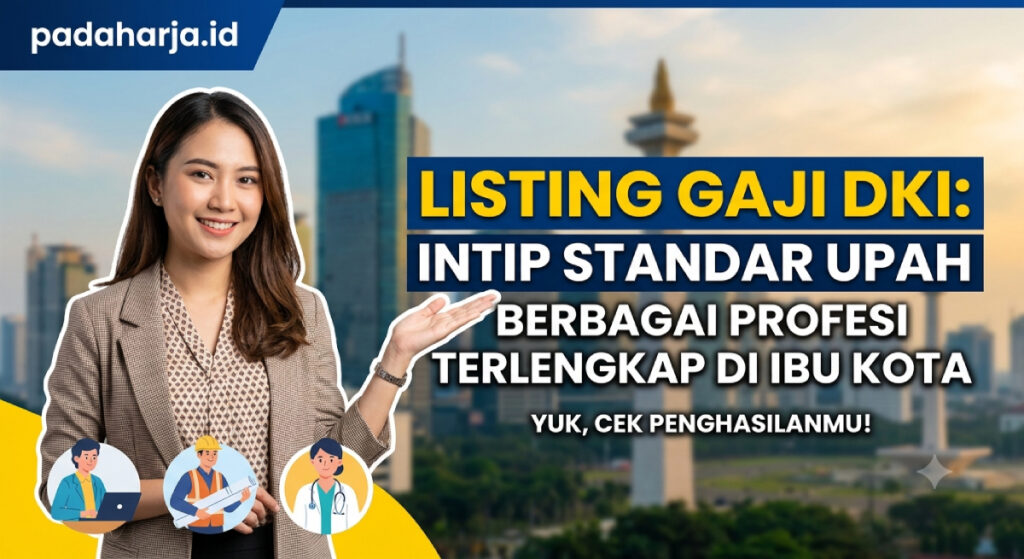 Listing Gaji DKI: Intip Standar Upah Kerja Berbagai Profesi Terlengkap di Ibu Kota