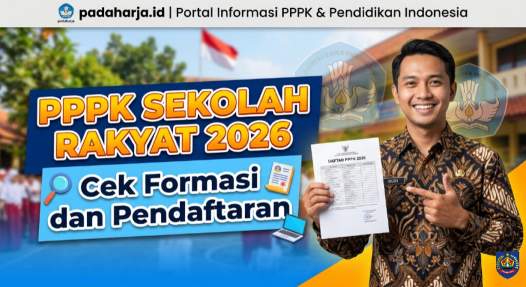 PPPK Sekolah Rakyat 2026: Cek Formasi dan Pendaftaran